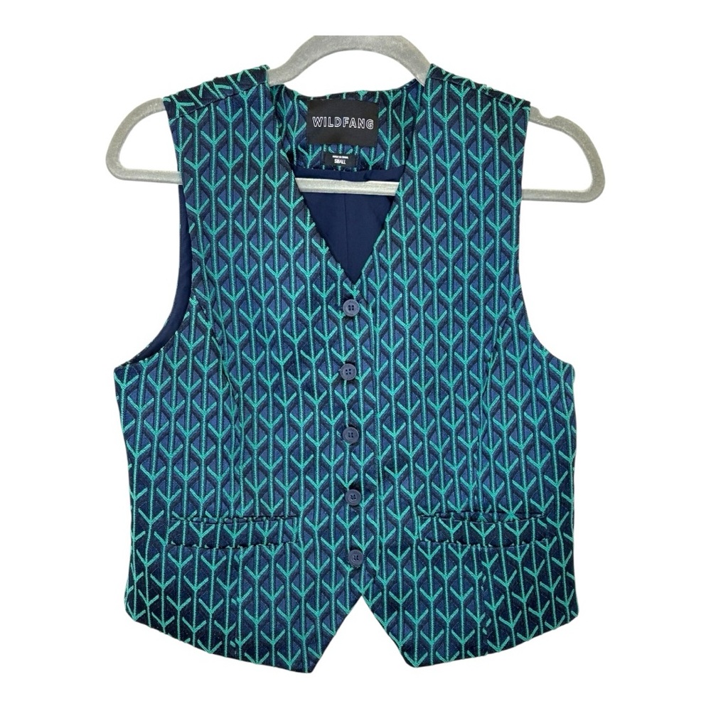 Wildfang Empower Jacquard Vest – Size Small